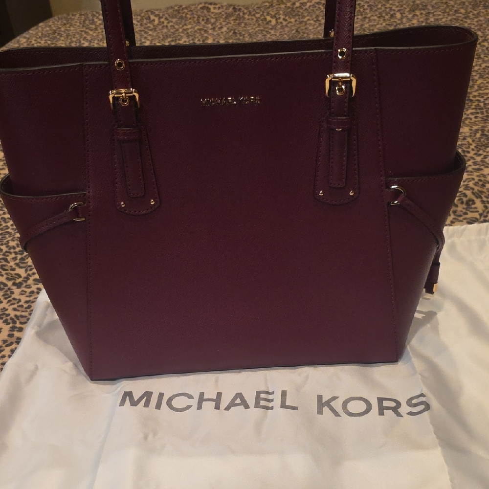 Michael Kors Deep Burgandy Tote Bag